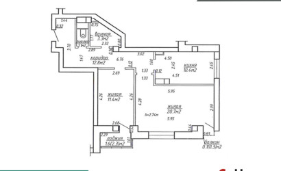 Купить 2-комнатную квартиру, Минск, Карского ул., 27 (Фрунзенский район). Фото 5