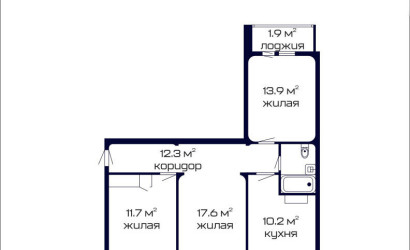 Купить 3-комнатную квартиру, Лесной, Троицкая ул., 24. Фото 14