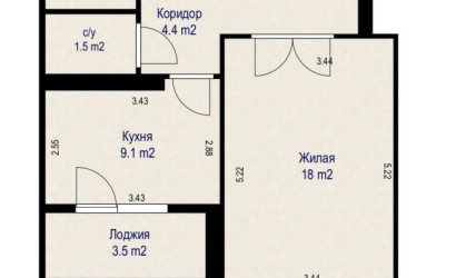 Купить 1-комнатную квартиру, Минск, Руссиянова ул., 56(Первомайский район). Фото 13