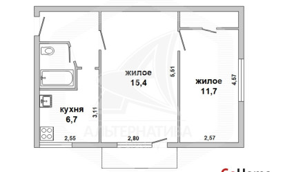 Купить 2-комнатную квартиру, Дворцы, , . Фото 1