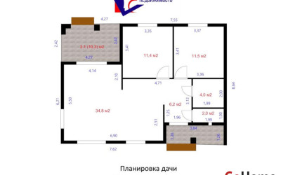 Купить дом в деревне, Рабушки, 8 соток. Фото 27