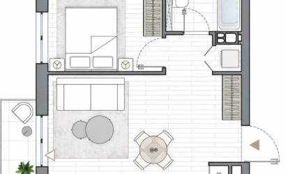 Купить 1-комнатную квартиру, Минск, Виталия Цвирко ул., 65 (Советский район). Фото 47