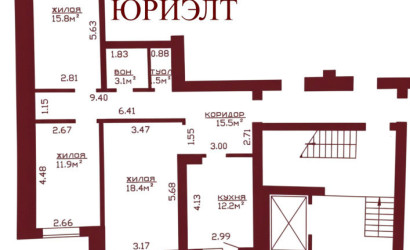 Купить 3-комнатную квартиру, Гродно, Кабяка, 11А. Фото 12