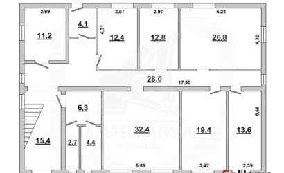 Продажа офиса, Брест, Восток,  385.1 кв.м.. Фото 18