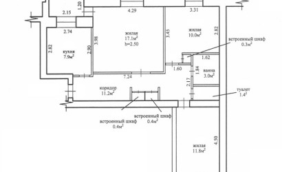 Купить 3-комнатную квартиру, Речица, Строителей ул., д.14. Фото 20