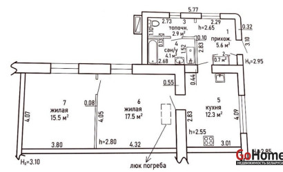 Купить 2-комнатную квартиру, Старо-Борисов, Ленина, 16. Фото 18