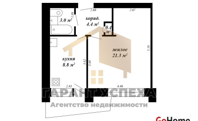 Купить 1-комнатную квартиру, Брест, наб. Франциска Скорины. Фото 20