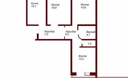 Купить 3-комнатную квартиру, Брест, ул. Красногвардейская, д. . Фото 1