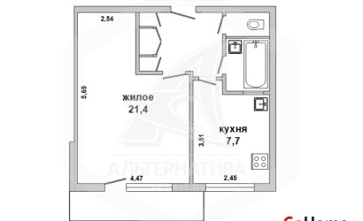 Купить 1-комнатную квартиру, Брест, Восток, ул. Московская. Фото 16