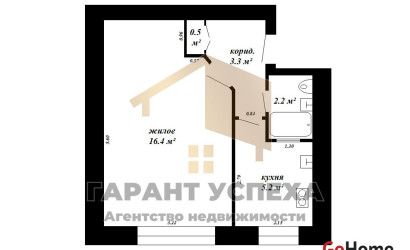 Купить 1-комнатную квартиру, Брест, ул. Героев обороны Брестской крепости, д. . Фото 11