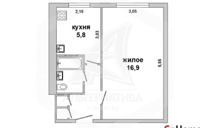 Купить 1-комнатную квартиру, Брест, Гобк, ул. Героев обороны Брестской крепости. Фото 12