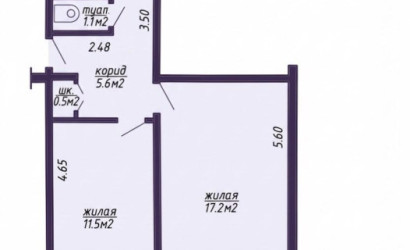 Купить 2-комнатную квартиру, Минск, Одоевского ул., 18/2 (Фрунзенский район). Фото 2
