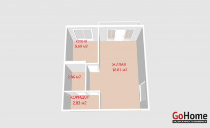 Купить 1-комнатную квартиру, Минск, Орловская ул., 5 (Центральный район). Фото 11