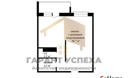 Купить 1-комнатную квартиру, Брест, ул. Рябцева, д. . Фото 7