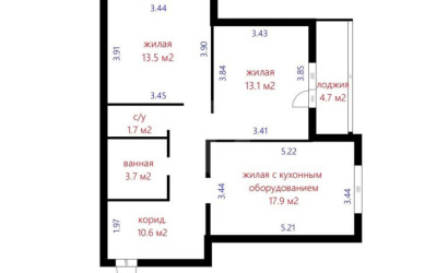Купить 2-комнатную квартиру, Минск, Рыбалко ул., 13 (Ленинский район). Фото 22