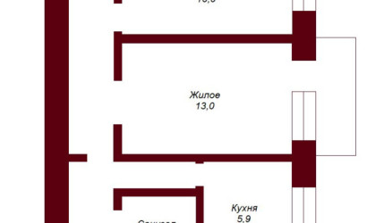 Купить 2-комнатную квартиру, Брест, просп. Машерова, д. . Фото 7