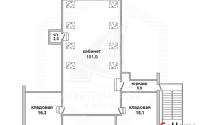 Аренда офиса, Брест, Южный,  143.3 кв.м.. Фото 1