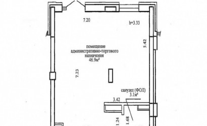 Аренда торгового помещения, Минск, Нововиленская ул., 61,  от 33.2 до 77.3 кв.м.. Фото 6