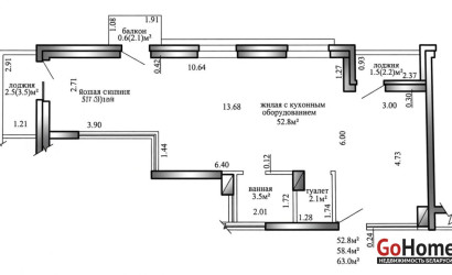 Купить 3-комнатную квартиру, Минск, Леонида Щемелёва, 16 (Октябрьский район). Фото 3