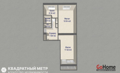 Купить 2-комнатную квартиру, Минск, Кольцова ул., 18/2 (Советский район). Фото 30