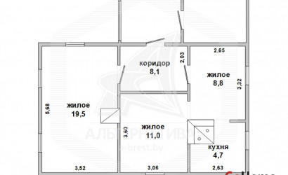 Купить дом, Знаменка, Знаменский с/с, 25 соток. Фото 20