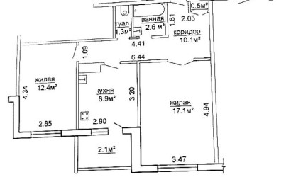Купить 2-комнатную квартиру, Гродно, Индурское, 4/1. Фото 5