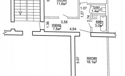 Купить 2-комнатную квартиру, Гродно, Карбышева, 22. Фото 13