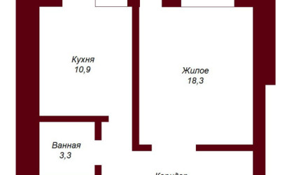 Купить 1-комнатную квартиру, Брест, пер. Брестский, д. . Фото 13