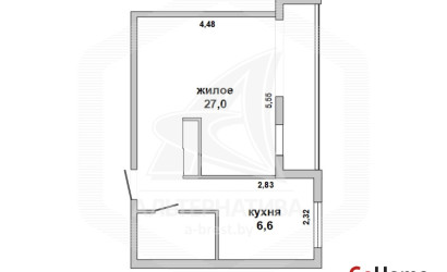 Купить 1-комнатную квартиру, Брест, Речица, ул. Писателя Смирнова. Фото 16