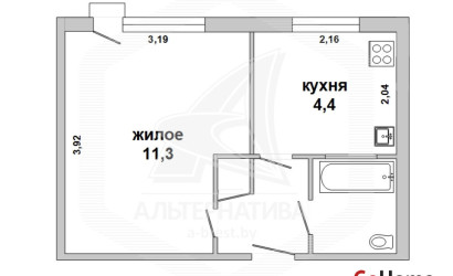 Купить 1-комнатную квартиру, Брест, Дубровка, ул. Дубровская. Фото 1