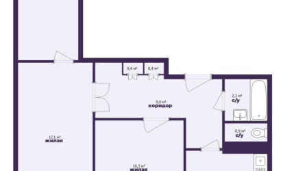 Купить 3-комнатную квартиру, Слуцк, Чехова ул., 29. Фото 2