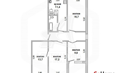 Купить 4-комнатную квартиру, Медно, , . Фото 16
