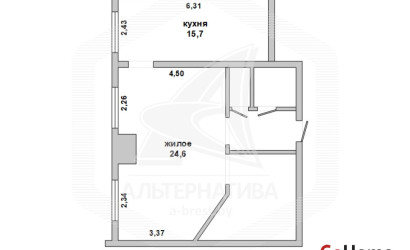 Купить 2-комнатную квартиру, Брест, Восток, ул. Стафеева. Фото 16