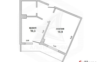 Купить 1-комнатную квартиру, Брест, Восток, ул. Московская. Фото 15
