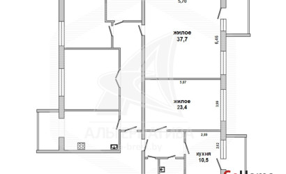 Купить 3-комнатную квартиру, Брест, Восток, ул. Молодогвардейская. Фото 12