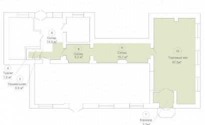 Аренда торгового помещения, Молодечно, Притыцкого ул., 4,  79.1 кв.м.. Фото 9