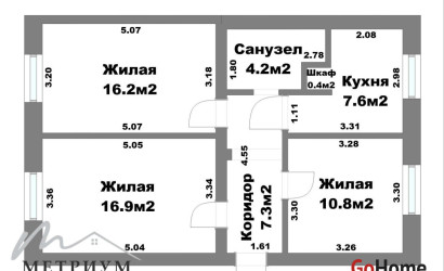 Купить 3-комнатную квартиру, Минск, Чорного ул., 18 (Первомайский район). Фото 36
