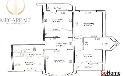 Купить 4-комнатную квартиру, Минск, ул. Рафиева, д. 90 (Московский район). Фото 5