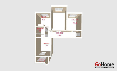 Купить 3-комнатную квартиру, Минск, Ротмистрова ул., 62 (Заводской район). Фото 20