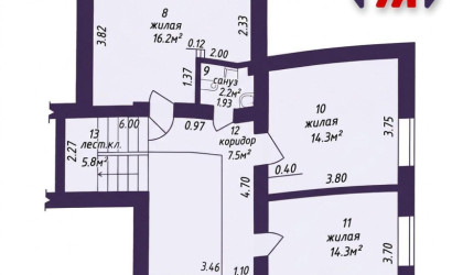 Купить коттедж, Вытроповщина, Комсомольская ул., 22 соток. Фото 35