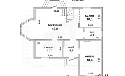 Купить дом, Кобрин, г. Кобрин, 10.46 соток. Фото 1