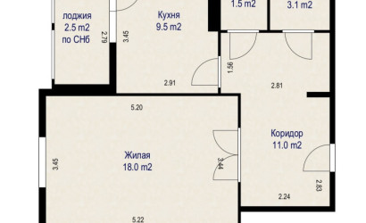Купить 1-комнатную квартиру, Минск, ул. Льва Сапеги, д. 9 (Московский район). Фото 17