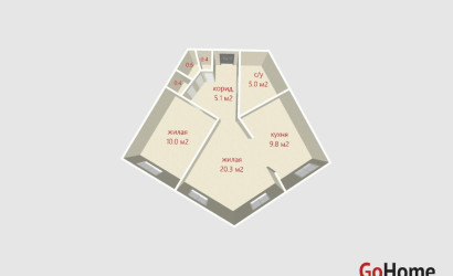 Купить 2-комнатную квартиру, Минск, Независимости просп., 40 (Партизанский район). Фото 47