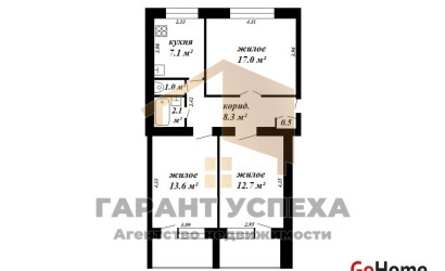 Купить 3-комнатную квартиру, Брест, ул. Карбышева, д. . Фото 13