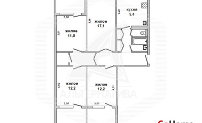 Купить 4-комнатную квартиру, Брест, Восток, ул. Орловская. Фото 19