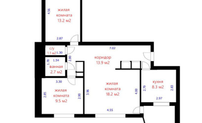 Купить 3-комнатную квартиру, Молодечно, Великий Гостинец ул., 111. Фото 2