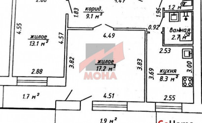 Купить 2-комнатную квартиру, Брест, ул. Московская, д. 332. Фото 17