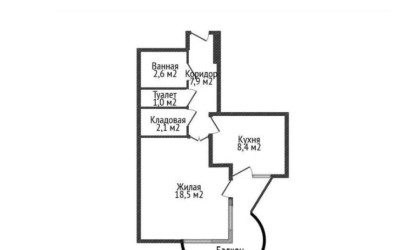 Купить 1-комнатную квартиру, Минск, Хоружей ул., 24/2 (Советский район). Фото 1