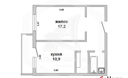 Купить 1-комнатную квартиру, Брест, Лт. рябцева, ул. Лейтенанта Рябцева