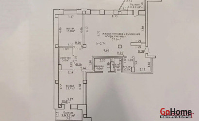 Купить 3-комнатную квартиру, Витебск, Черняховского, 31/1. Фото 15